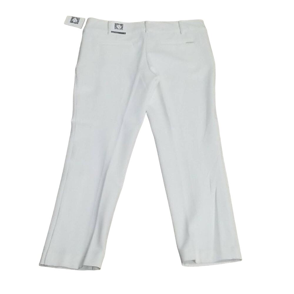NWT Anne Klein White Slim Ankle Pants - Picture 4 of 10